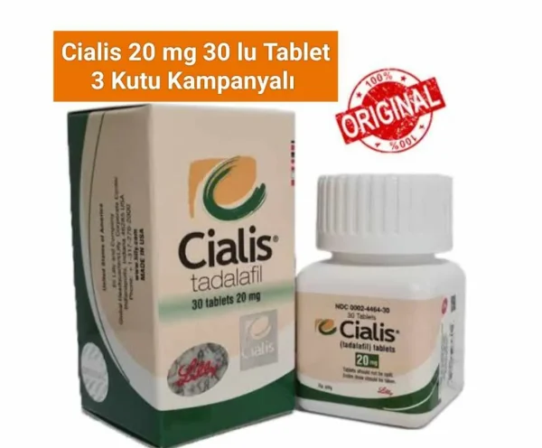 Cialis 20 mg 30 Tablet 3 Kutu ürün görseli