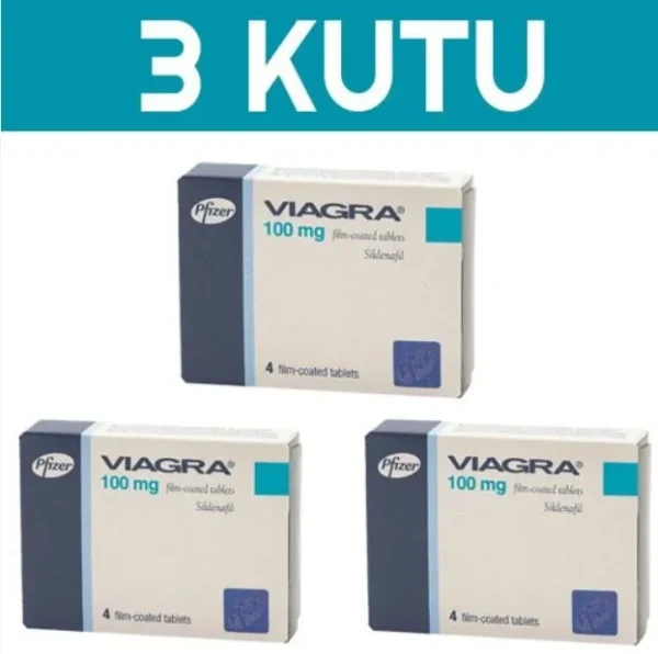 Viagra 100 mg 4’lü Tablet 3 Kutu ürün görseli