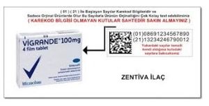 Vigrande 100 mg 4 Film Tablet ürün bilgilendirme görseli